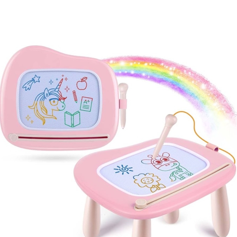 Toddler Girl Toys Age 1-2 Magnetic Drawing Doodle Board Pad